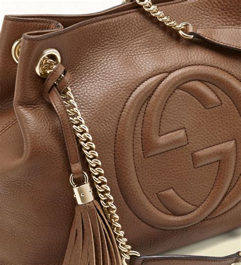 gucci man bag brown|gucci shoulder tote bag.